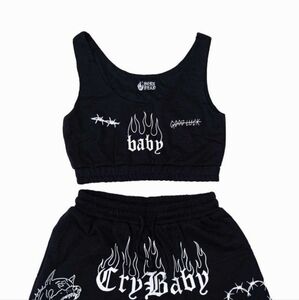 Born Dead Cry Baby crop top